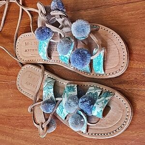 Minda Living x Anthropologie Pommed Gladiator Sandals